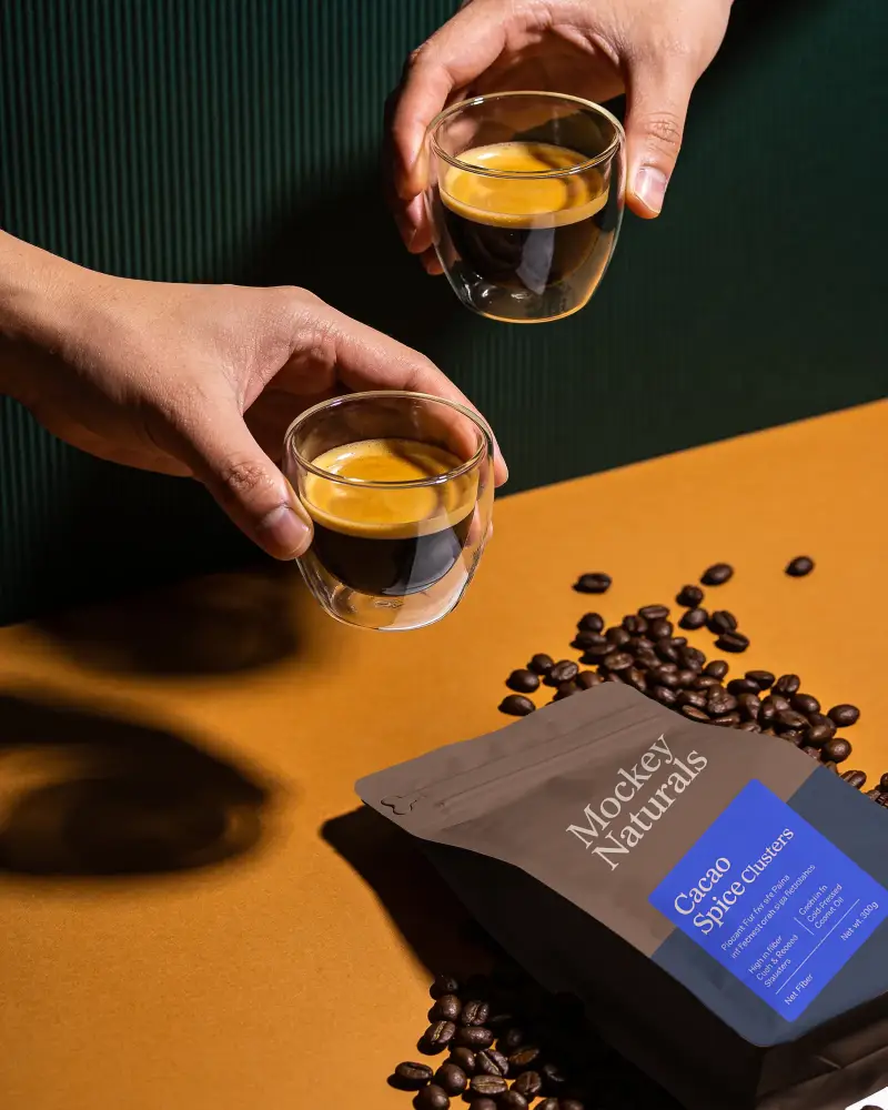 Resealable Kraft Paper Pouch Mockup For Coffee Beans Packaging Design Presentation Stand Up