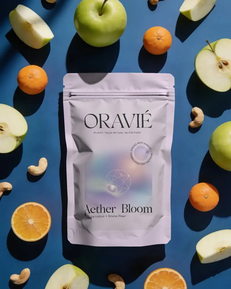 Flat Bottom Food Pouch Mockup For Dried Cashews Natural Fruit Packaging Design Presentation