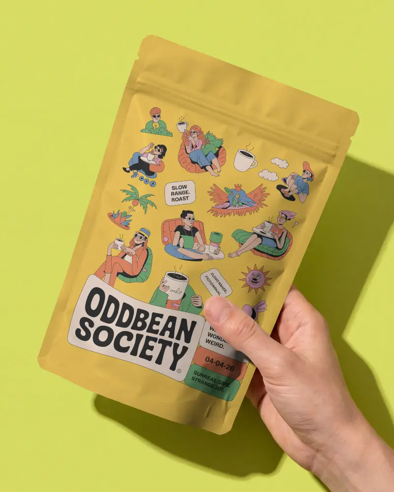 Eco Friendly Stand Up Pouch Packaging Mockup For Product Brand Promotion And Advertising
