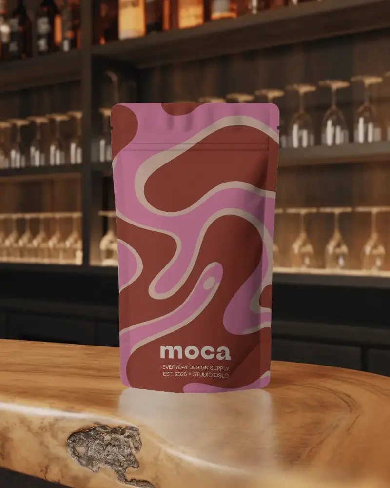 Premium Stand Up Pouch Packaging For Organic Snacks And Dry Food Storage Use