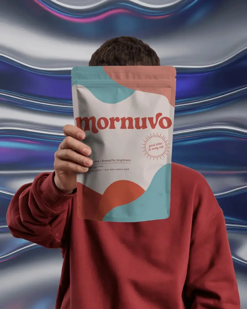 Eco Friendly Flat Bottom Pouch Mockup For Retail Product Packaging And Brand Marketing