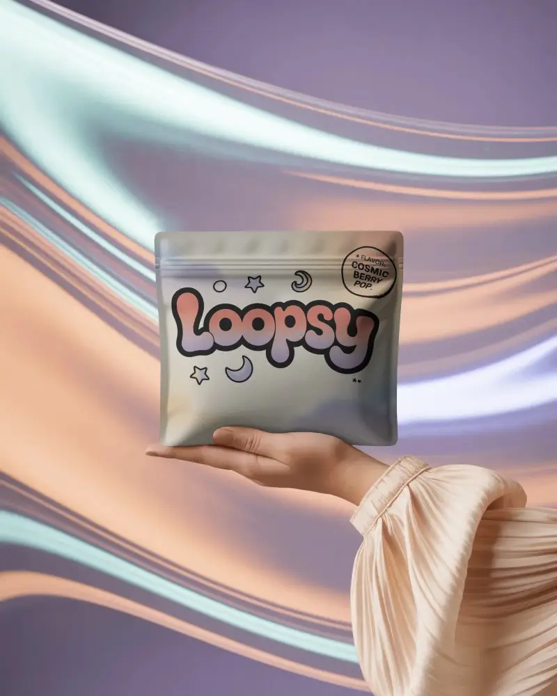 Resealable Flat Bottom Pouch Mockup For Custom Packaging Design Display