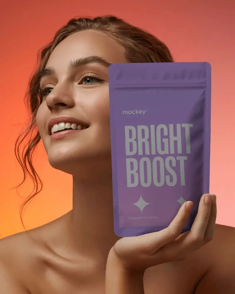 Reusable Stand Up Pouch Packaging Mockup For Retail Product Promotional Use With Resalable Zipper