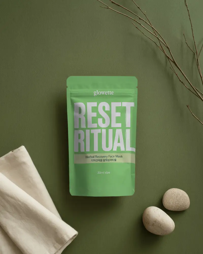 Eco Friendly Flat Bottom Pouch Mockup For Natural Product Packaging Design