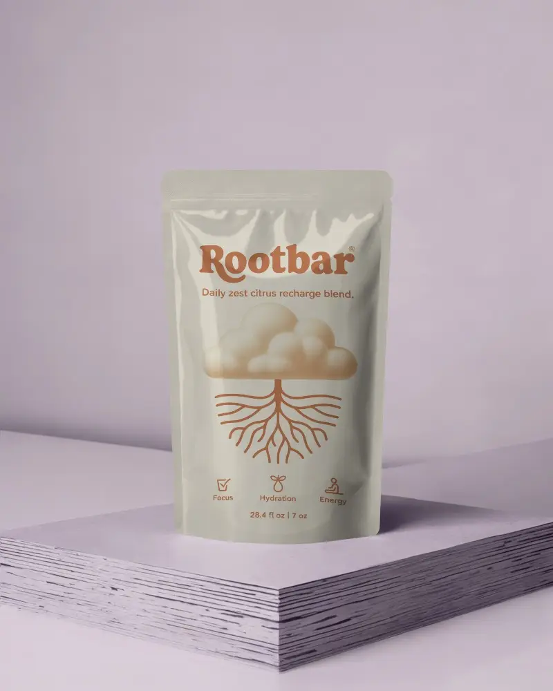 Pastel Podium Pouch Mockup On Plywood Textured Surface Soft Light Background