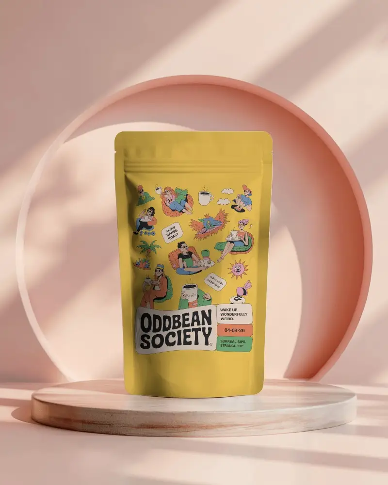 Pink Minimalist Podium Pouch Mockup With Curved Arch Background Soft Sunlight And Shadows