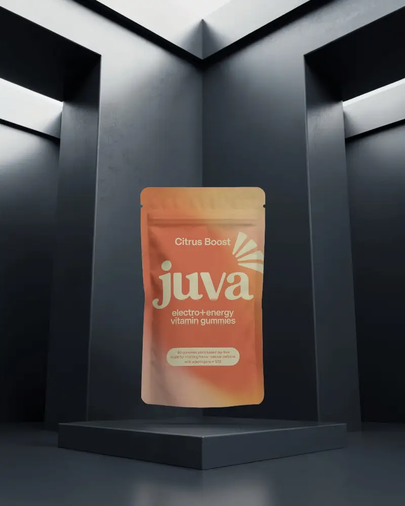 Cinematic Pouch Mockup In Geometric Shadow Box With Modern Dark Matte Staging