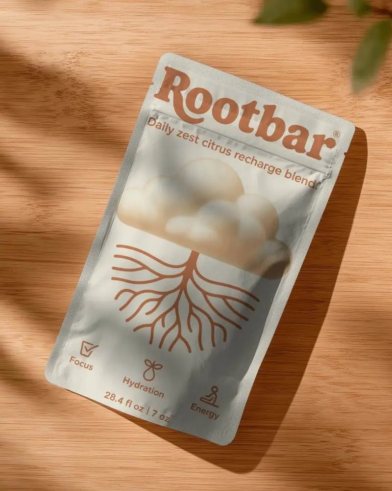 Resealable Foil Pouch Packaging Mockup For Food Storage And Product Protection With Zipper Lock