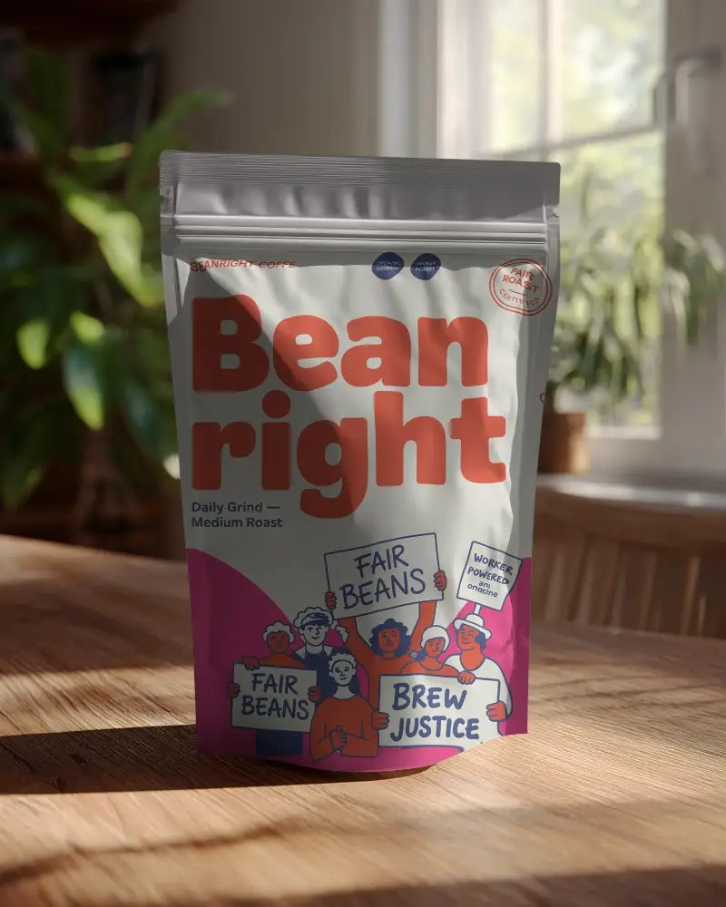 Resealable Standup Pouch Mockup For Product Packaging Presentation And Branding Promotions