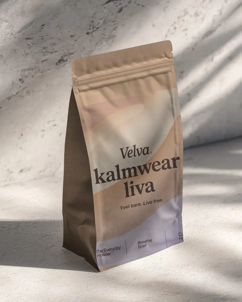 Stand Up Pouch Mockup With Zipper Close For Packaging Design Display