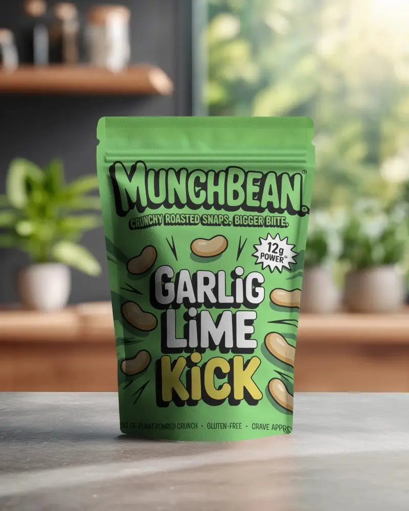 Stand Up Zipper Pouch Mockup For Product Packaging Design Presentation Template