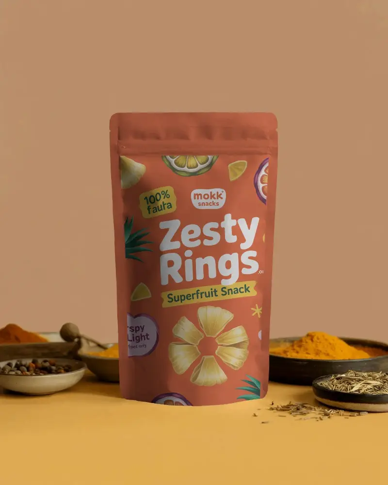 Resealable Standup Pouch Mockup For Dry Food Packaging And Spice Storage Solutions