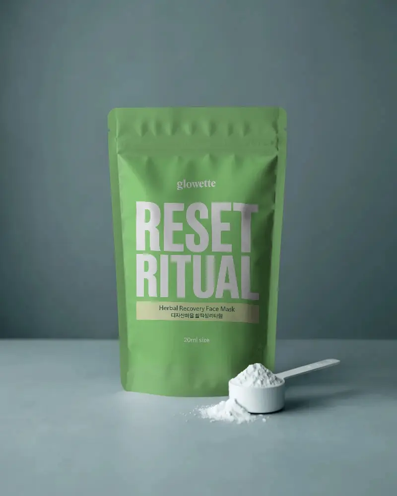 Resealable Stand Up Pouch Mockup With Measuring Spoon For Powder Packaging And Storage