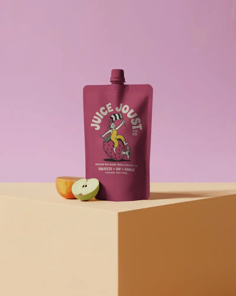 Stand Up Spout Pouch Packaging Mockup For Liquid Foods Beverages And Snacks Display