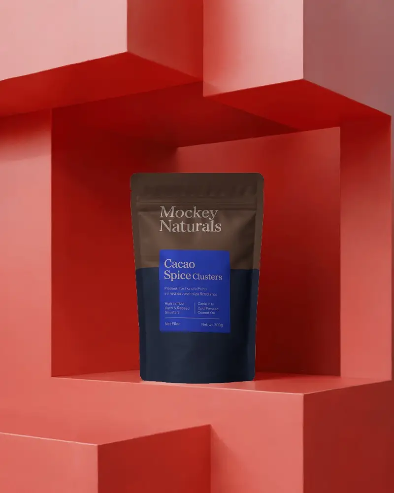 Resealable Stand Up Pouch Packaging Mockup For Coffee Tea Herbs Or Cosmetic Products