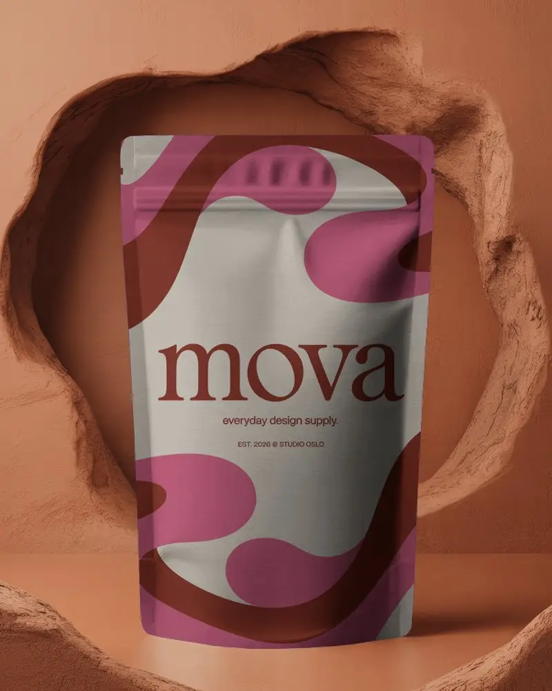 Reusable Stand Up Pouch With Zipper Lock For Food Packaging And Dry Goods Storage Options