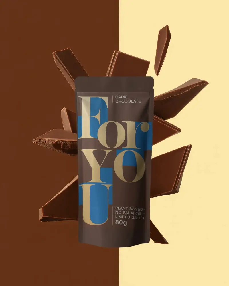 Premium Stand Up Pouch Packaging Mockup For Food Snacks And Confectionery Brands