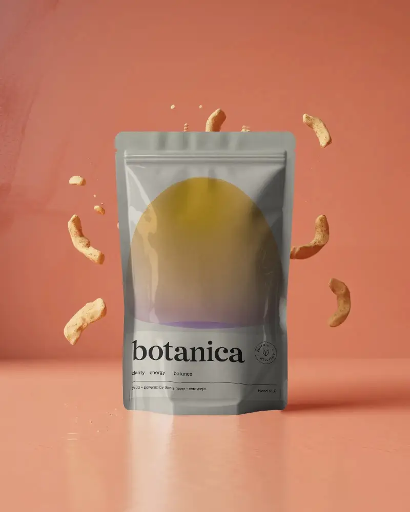 Resealable Stand Up Pouch Mockup For Snack Packaging Design And Brand Presentation