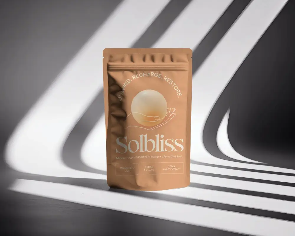 Stand Up Pouch Mockup With Zipper Lock For Product Packaging And Brand Presentation