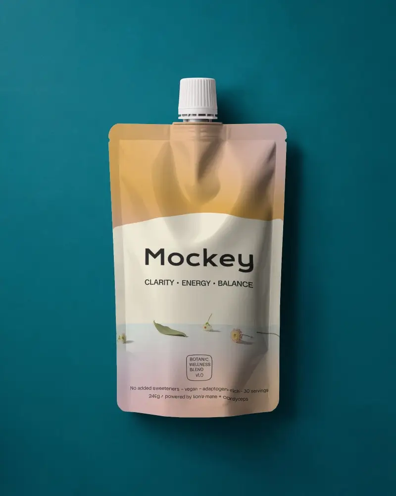 Flexible Food Container With Cap Top Pouch Mockup Product Packaging And Easy Dispensing Use