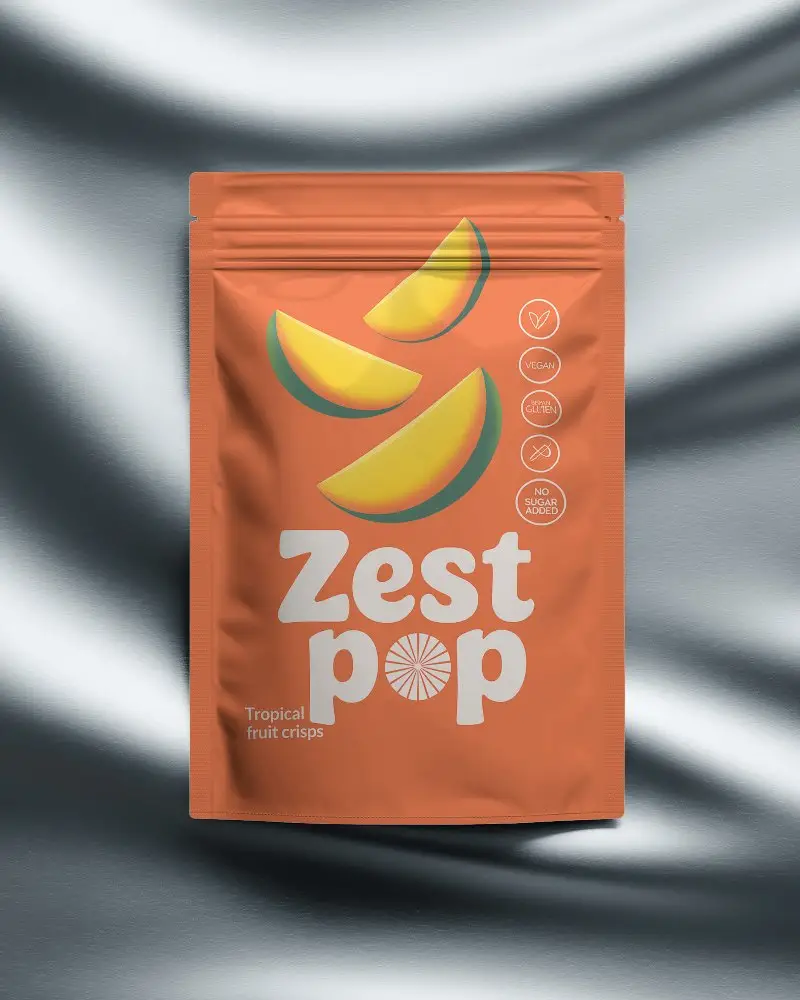 High Quality Stand Up Pouch Mockup For Product Packaging And Brand Showcase Presentation