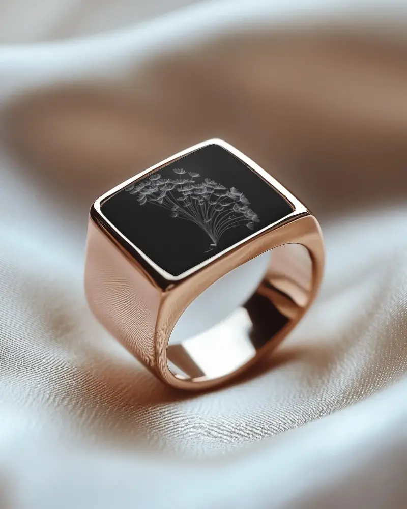square-ring-mockup-on-creased-soft-white-fabric-luxury-polished-metal-closeup-product-scene