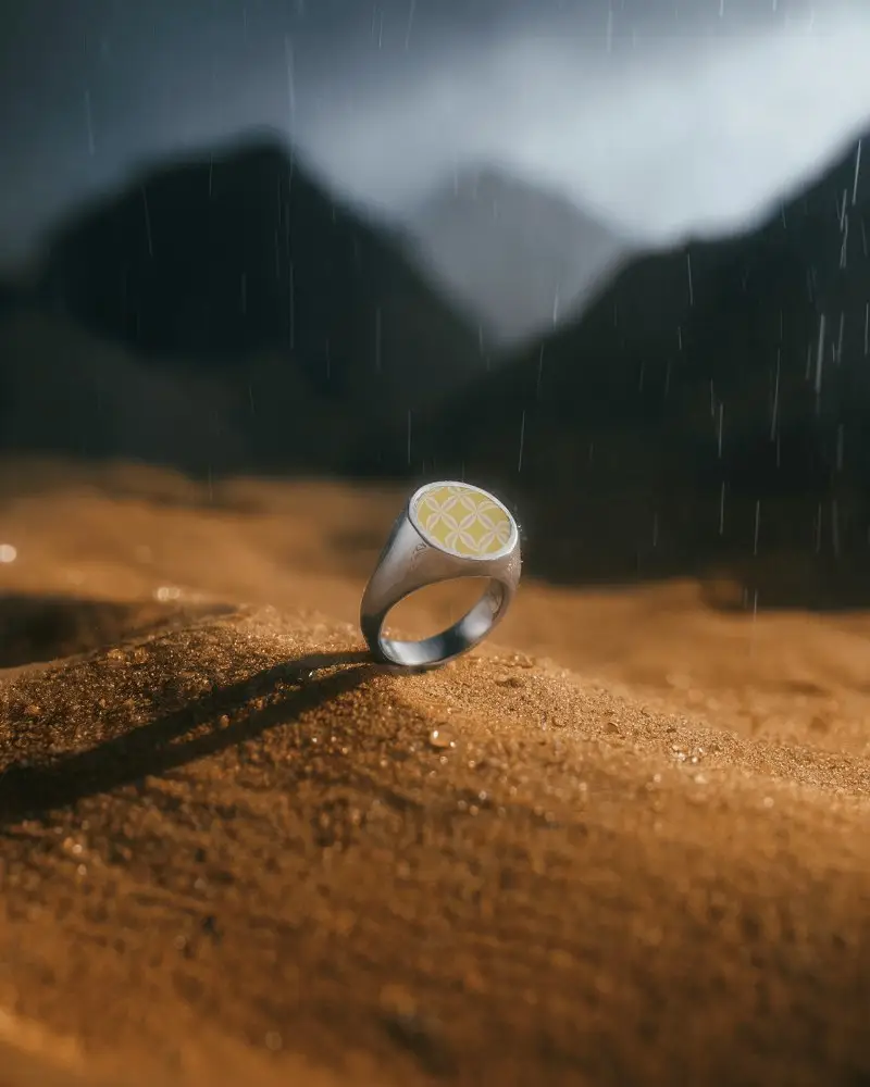 Sleek Customizable Ring Mockup With Realistic Lighting And Shadow Effects