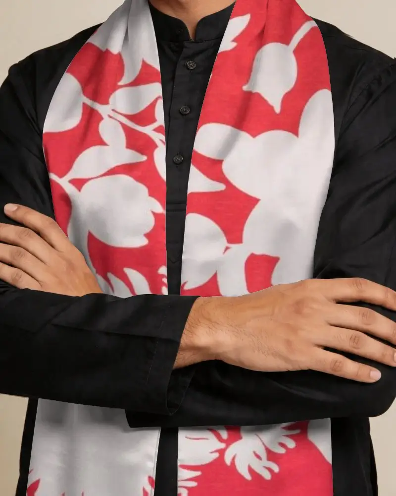 Silky Smooth Formal Scarf For Elegant Dress Up And Modern Fashion Style Accessory