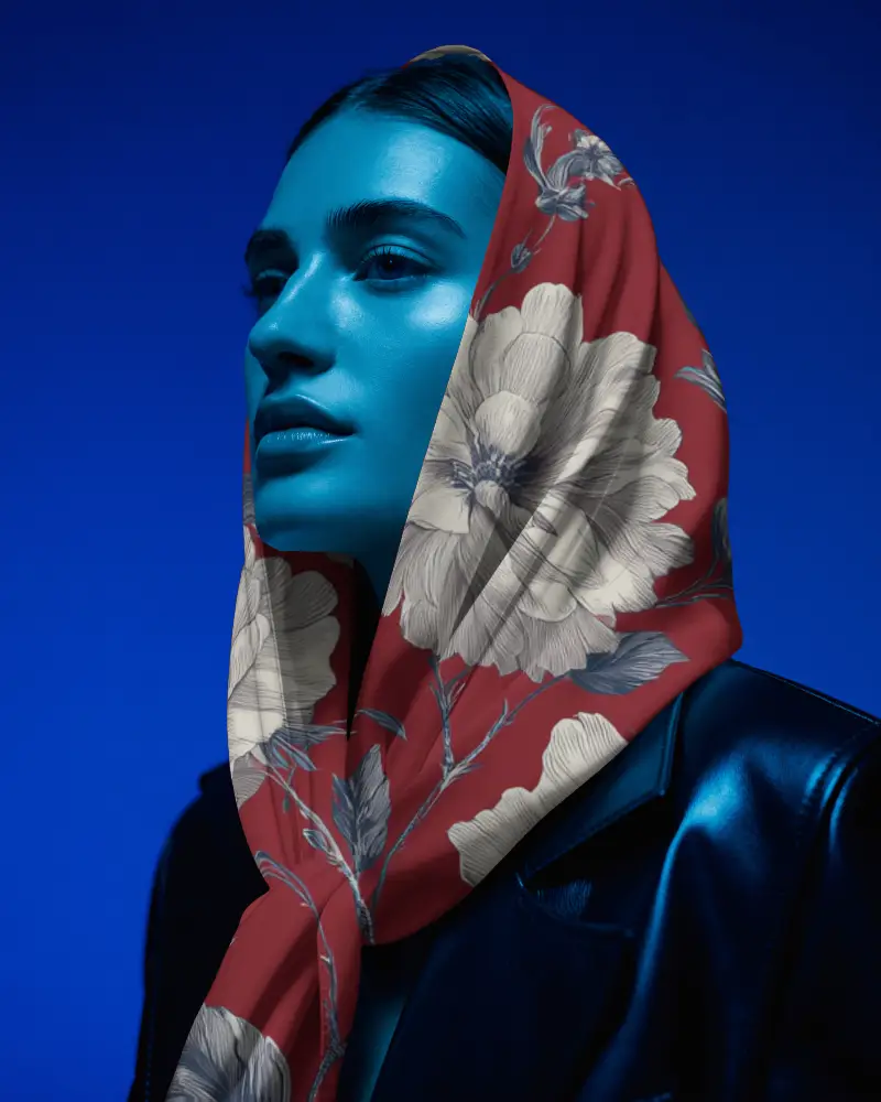 Elegant Fashion Scarf Mockup For Professional Designers And Stylish Accessory Promotions