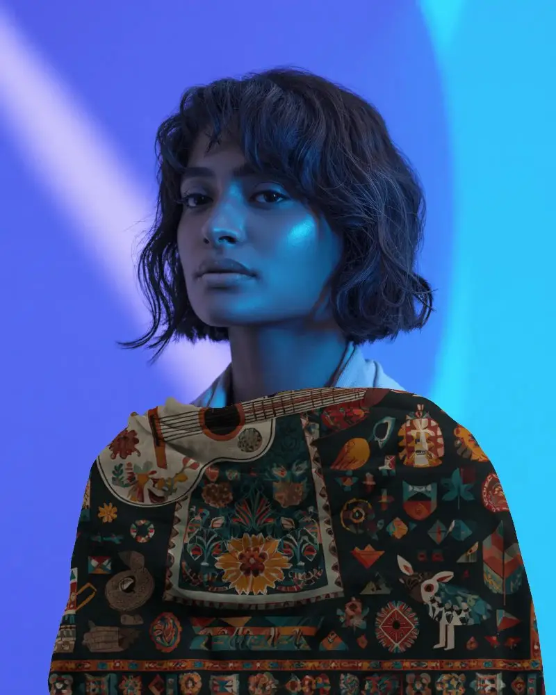 Elegant Luxury Scarf Mockup For Fashion Accessory Soft Fabric Seasonal Style Chic Wardrobe Essential