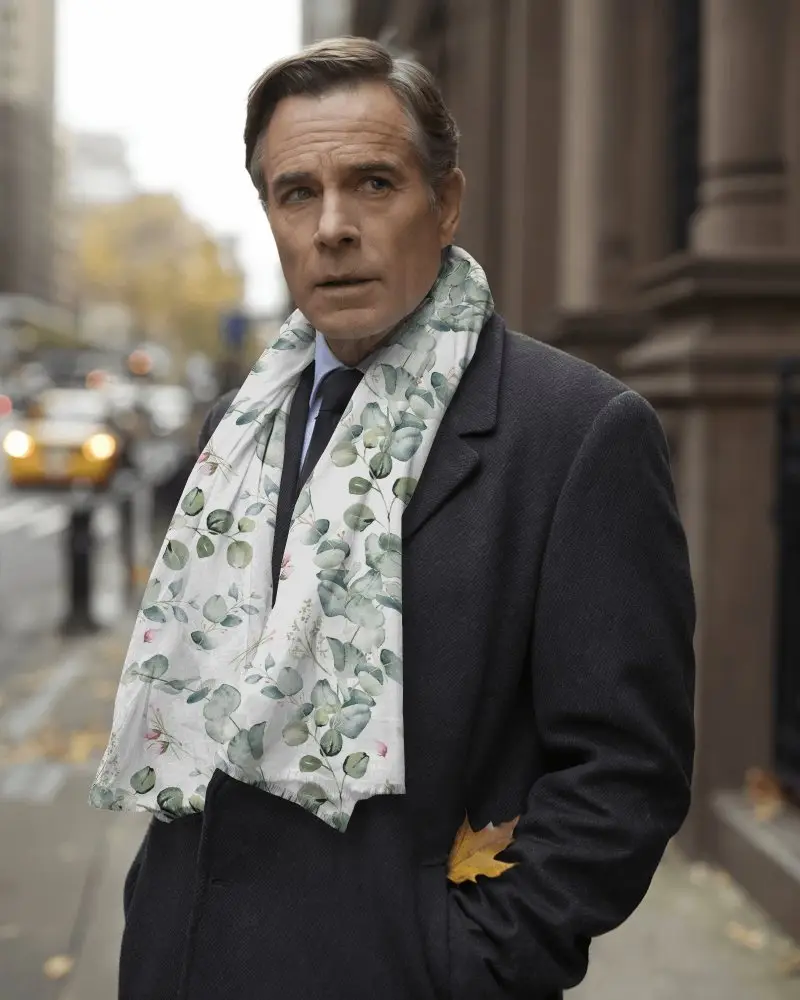 Luxury Lightweight Wool Scarf For Mens Fashion And Formal Wear Autumn Winter Accessory 056