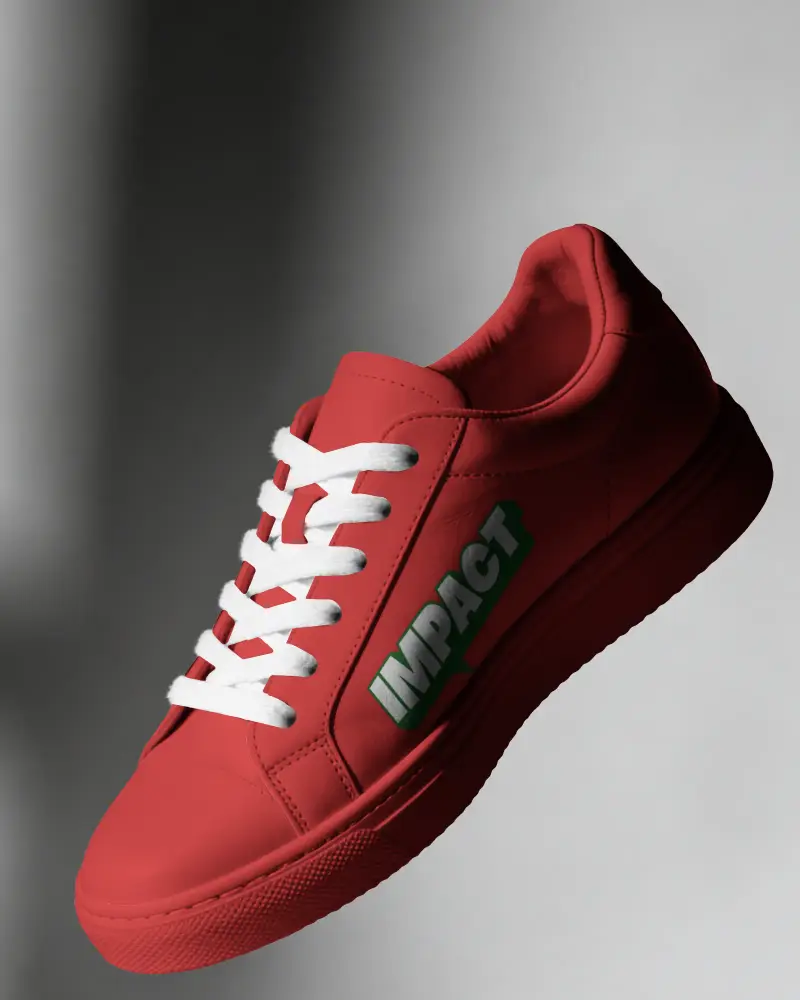 Stylish Sports Shoes Mockup With Durable Rubber Sole For Comfortable All Day Casual Walking