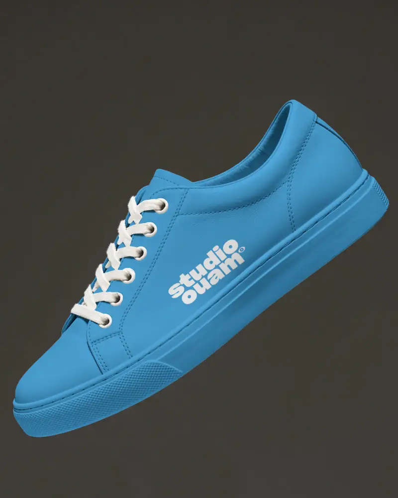 Premium Quality Casual Shoes Mockup With Breathable Insole And Lightweight Flexible Structure