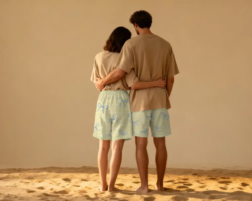 Versatile Lightweight Shorts Mockup For Relaxed Beach And Lifestyle Outfits