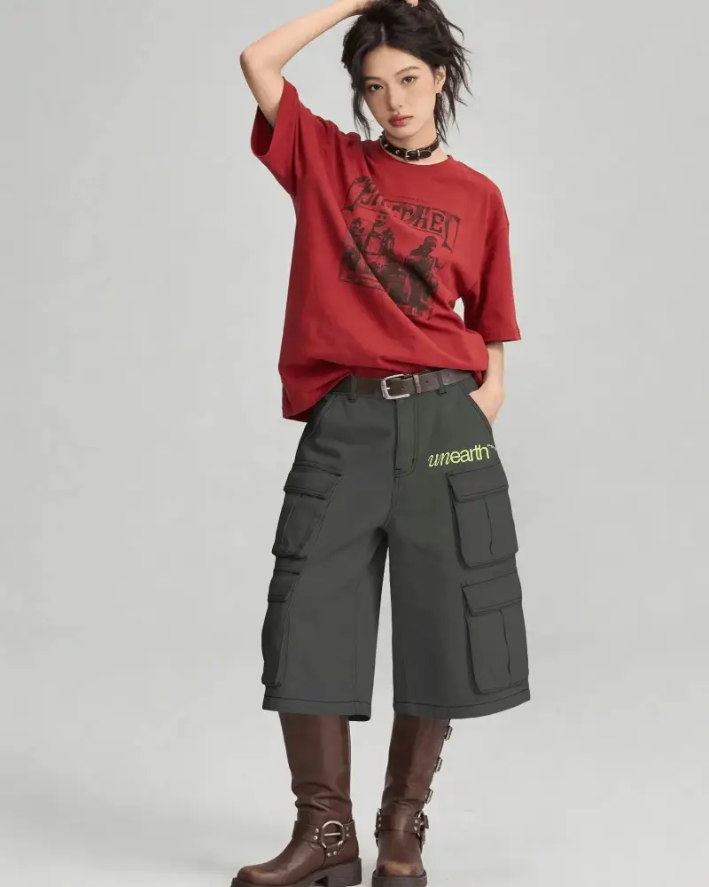 Casual Cargo Shorts With Multiple Pockets For Functional Stylish Summer Wardrobe Upgrade