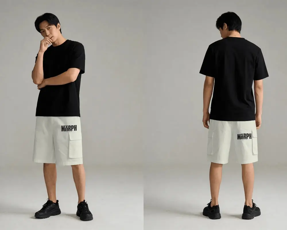 Casual Straight Leg Shorts With Multi Pocket Design For Everyday Comfort And Style
