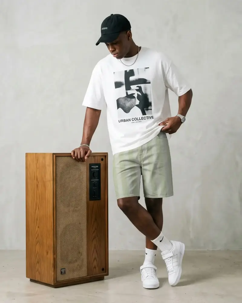 Casual Stylish Mens Shorts Perfect For Everyday Wear Comfort And Modern Urban Look