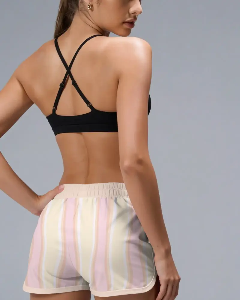 Stylish Versatile Exercise Shorts Mockup For Gym And Outdoor Exercise With Soft Flexible Fabric