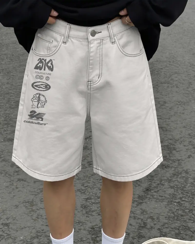 Stylish Comfortable Mid Length Shorts Mockup With Pocket Details Daily Casual Wear And Easy Outfits