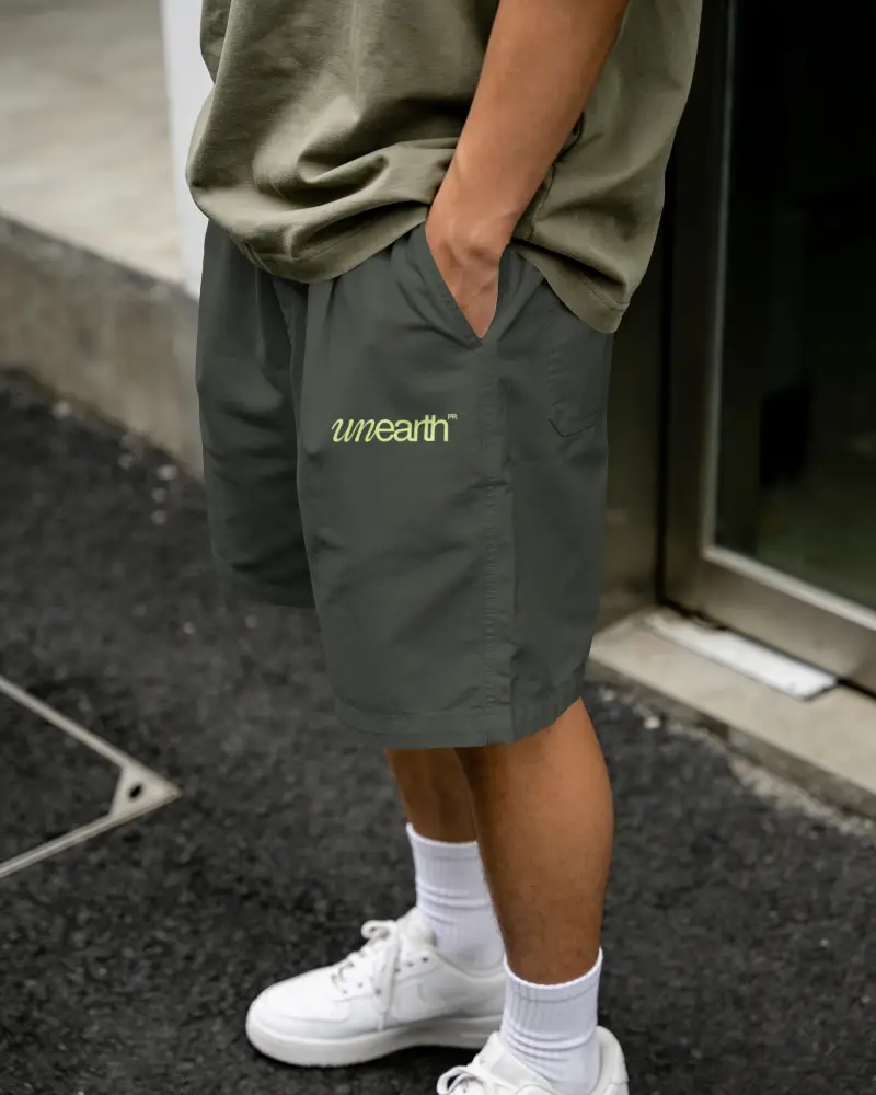 Lightweight Breathable Shorts Mockup For Active Lifestyle And Leisure Urban Fashion Look