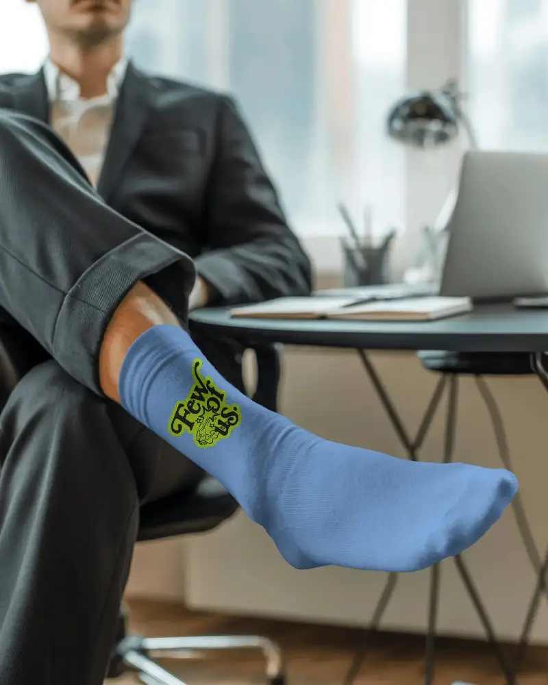 Premium Business Formal Socks Mockup With Comfortable Fit For Mens Office And Casual Wear Style