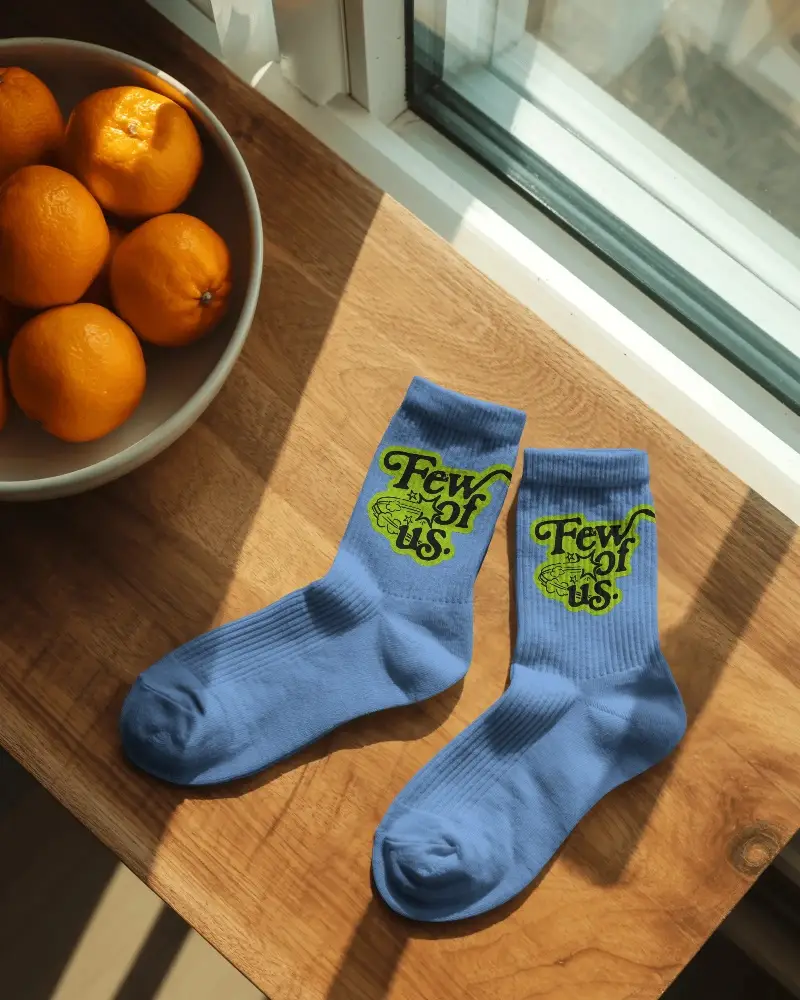 High Quality Comfortable Casual Wear Knit Socks Mockup For Daily Use Perfect For Gift And Fashion