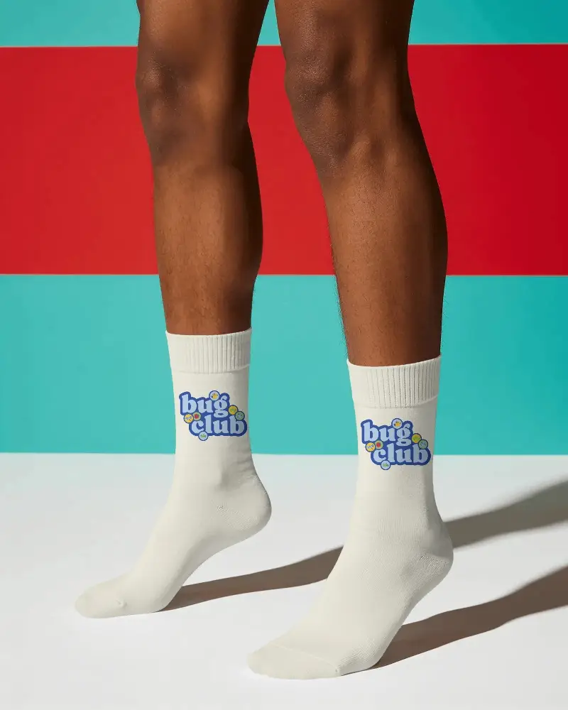 Premium Quality Comfortable Socks Mockup For Everyday Wear Durable And Stylish Footwear Accessory