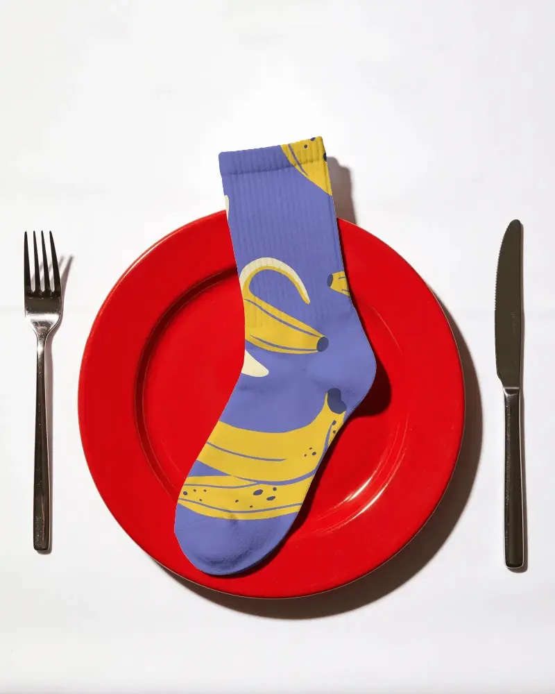 Classic Ribbed Crew Length Socks Crafted For Max Comfort Moisture Wicking And Long Lasting Use
