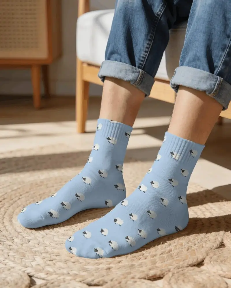 Comfortable Cotton Casual Socks Mockup For Men And Women Perfect For Everyday Wear And Gifts