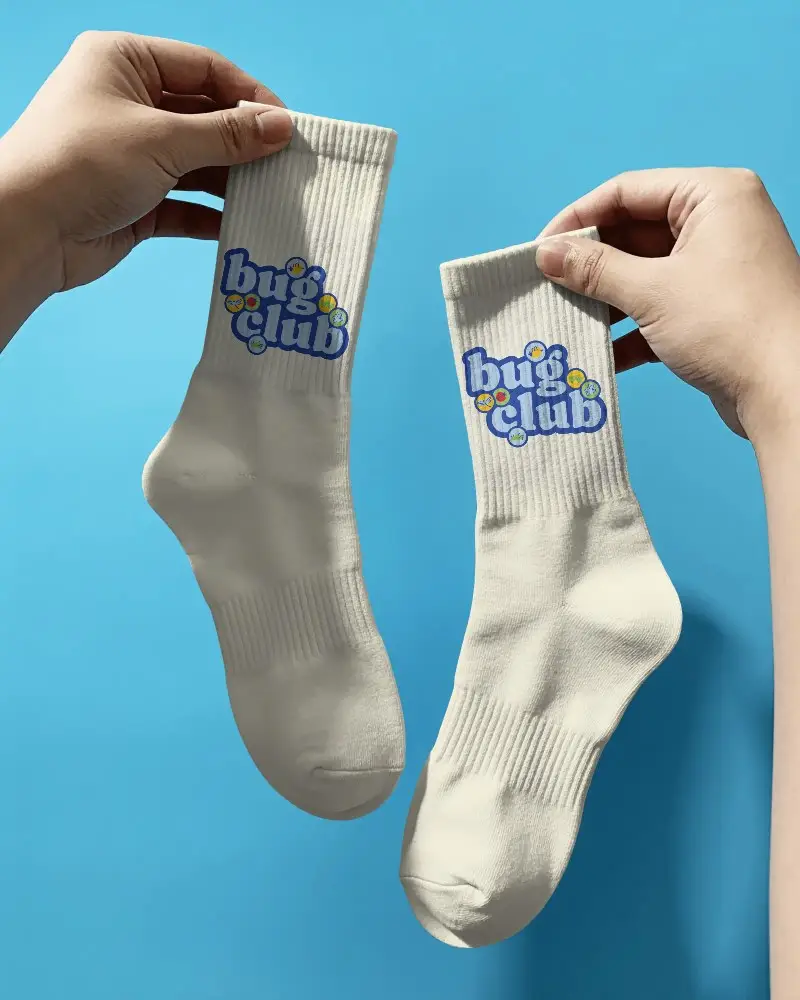 High Quality Mid Calf Socks Mockup Designed For Maximum Comfort And Long Lasting Durability On Feet