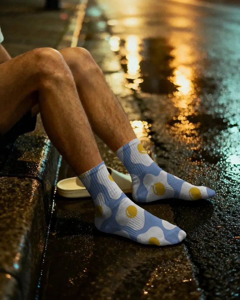 Stylish Comfortable Athletic Socks Mockup For Everyday Performance And Casual Wear Essentials