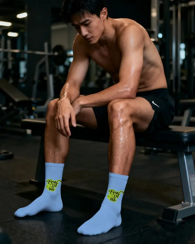 Breathable Durable Sports Socks Mockup Designed For Intense Workouts And All Day Wear