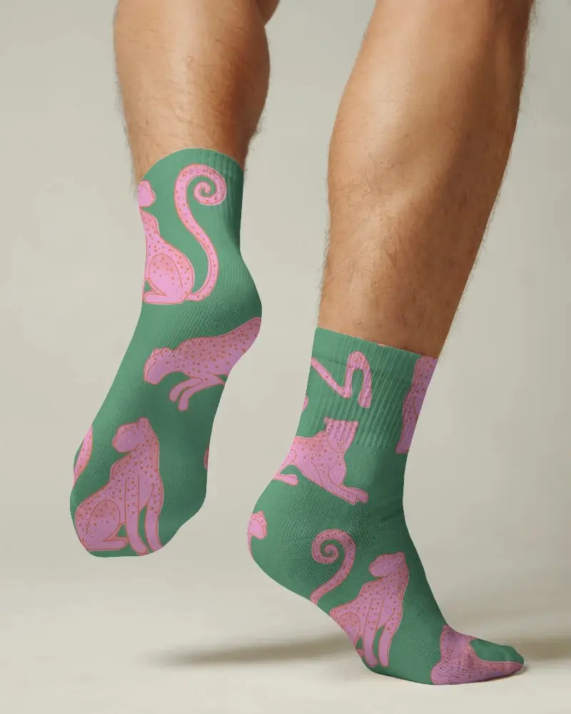 Premium Cotton Blend Socks Mockup For Comfort Daily Use Performance Athletic Wear