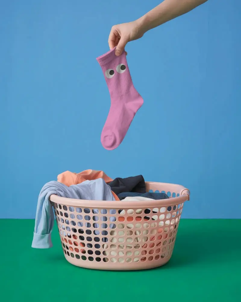 Comfortable Cotton Socks Mockup For Everyday Wear Perfect For Sports Casual Or Office Outfits